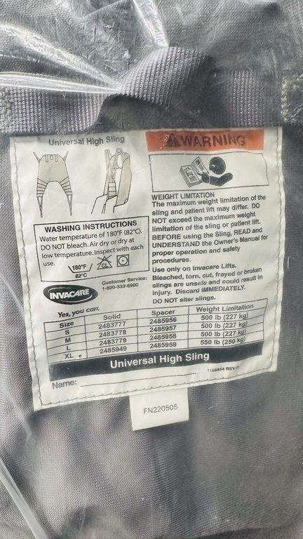 Slings - XL Universal High Sling